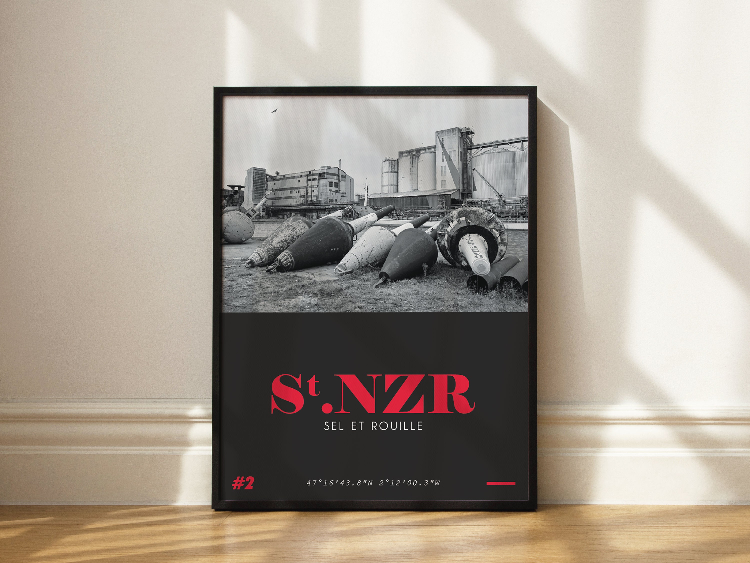 Affiche Saint-Nazaire // St.nzr #2 Poster 30x40cm