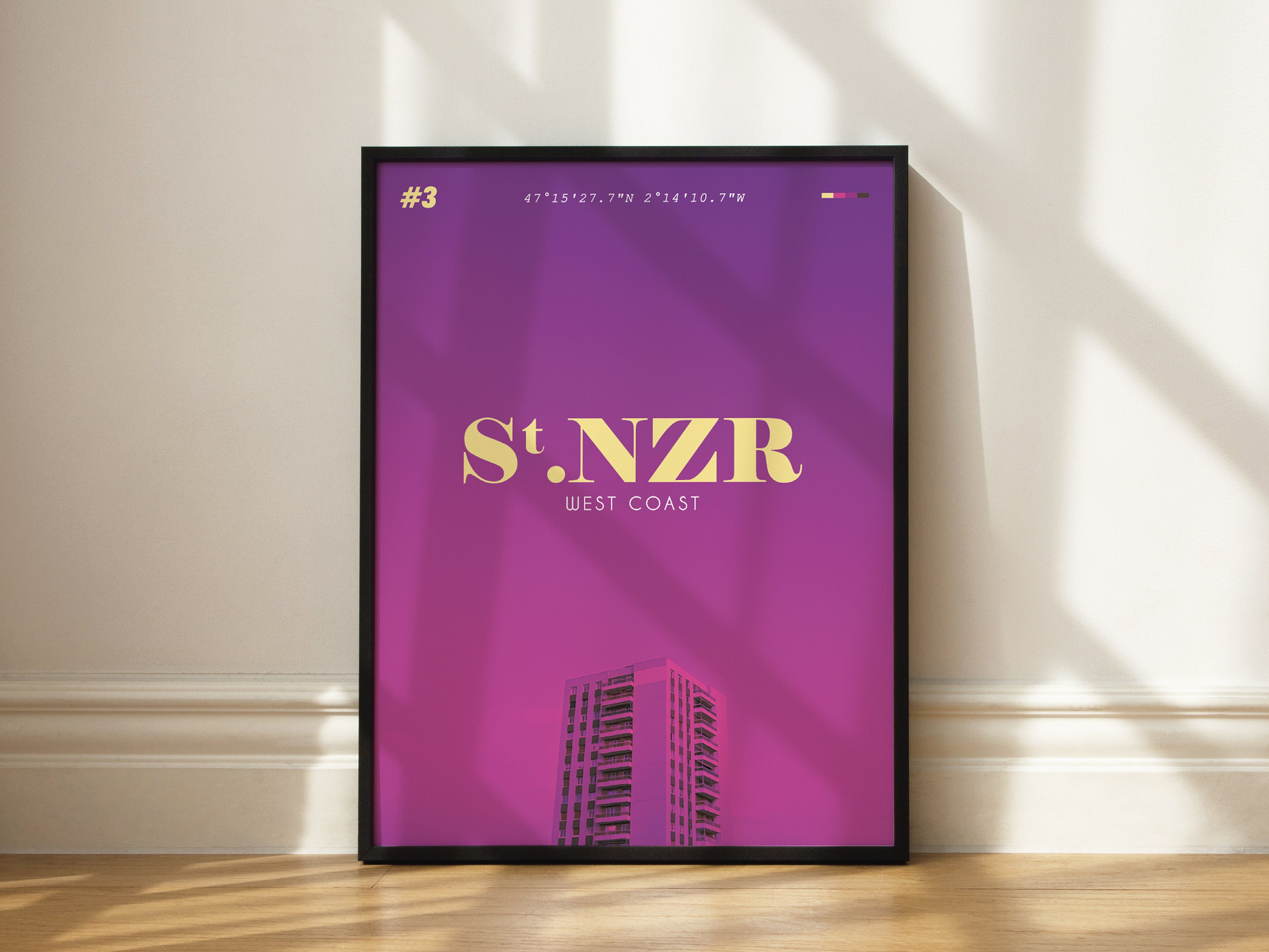 Affiche Saint-Nazaire // St.nzr #3 Poster 30x40cm