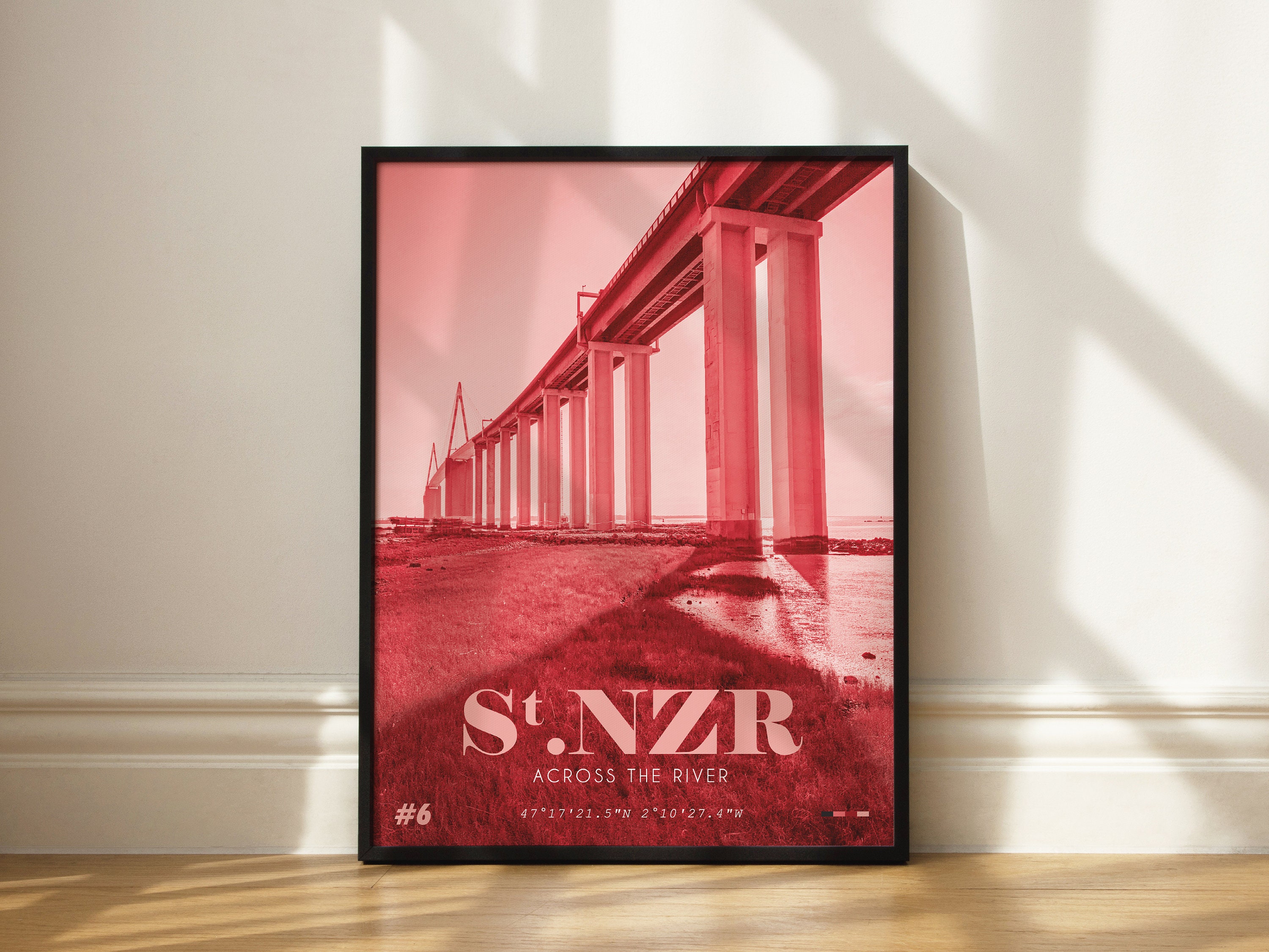 Affiche Saint-Nazaire // St.nzr #6 Poster 30x40cm