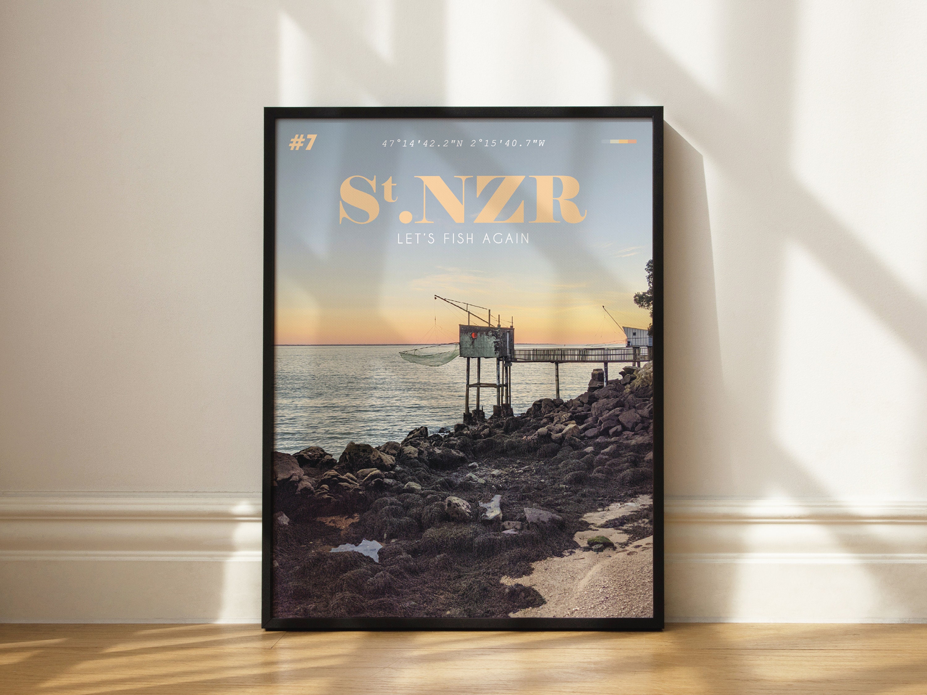 Affiche Saint-Nazaire // St.nzr #7 Poster 30x40cm