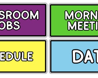 Classroom Labels