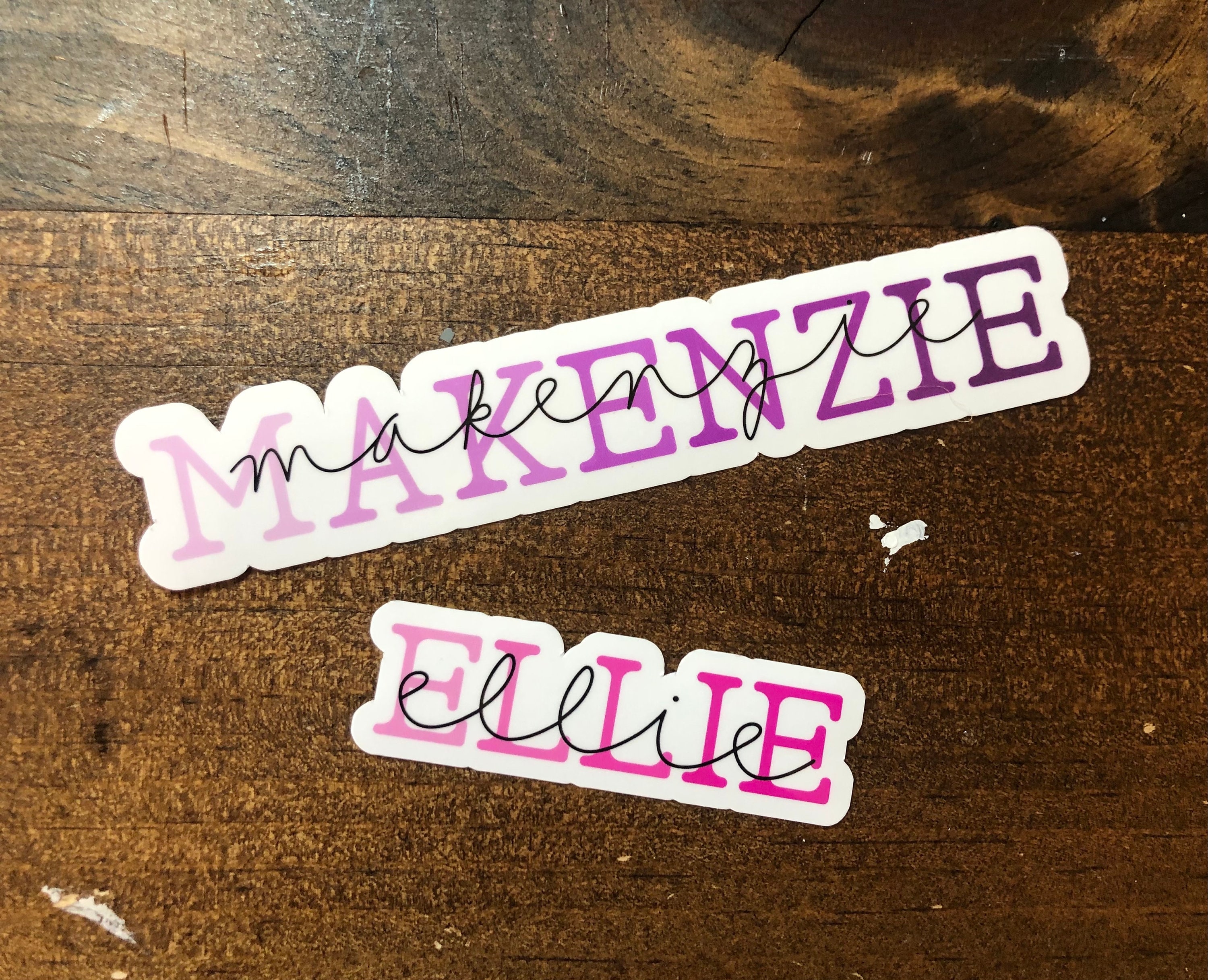 First Name Stickers First Name Sticker - Etsy