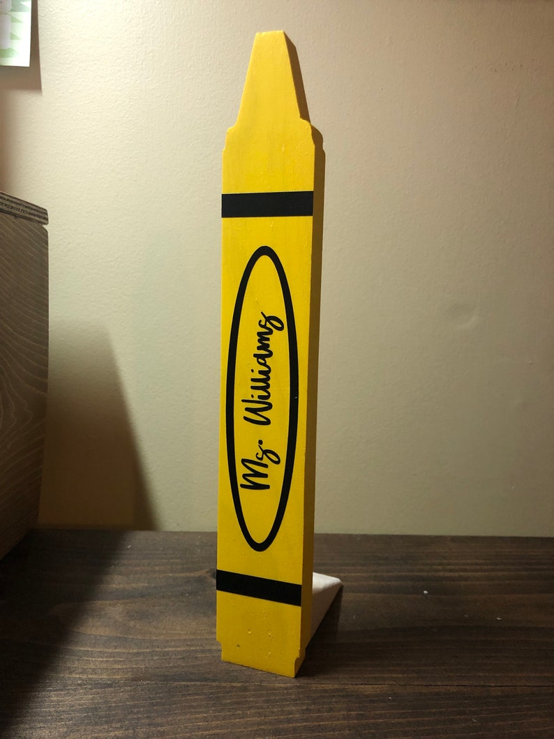 Wooden Door Stop Crayon, single color