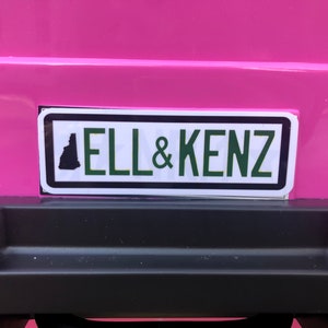 License Plate Stickers