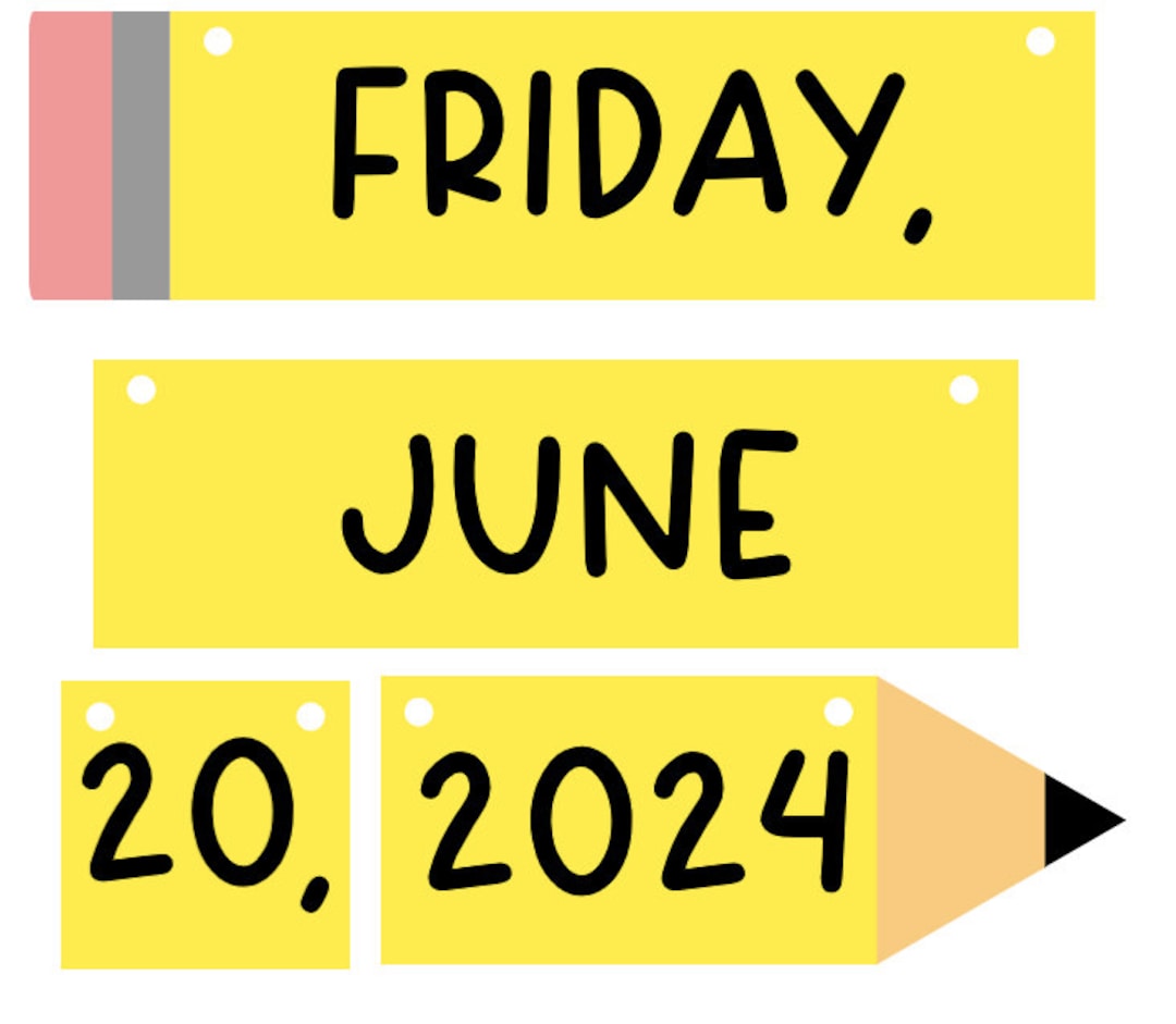 Pencil Flip Calendar, Style 2 Etsy