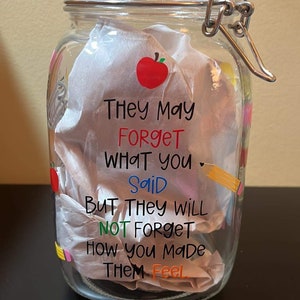 Teacher Memory Jar - 48oz