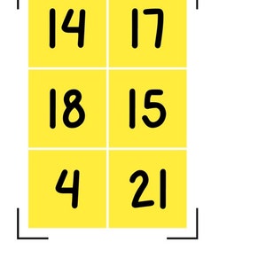 Classroom Calendar Numbers