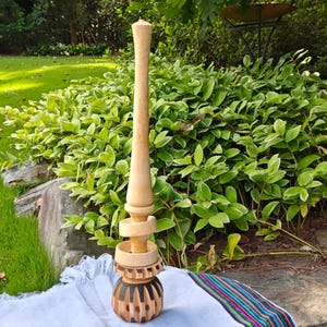 Handmade Wooden Molinillo Whisk: Traditional Cacao Frother