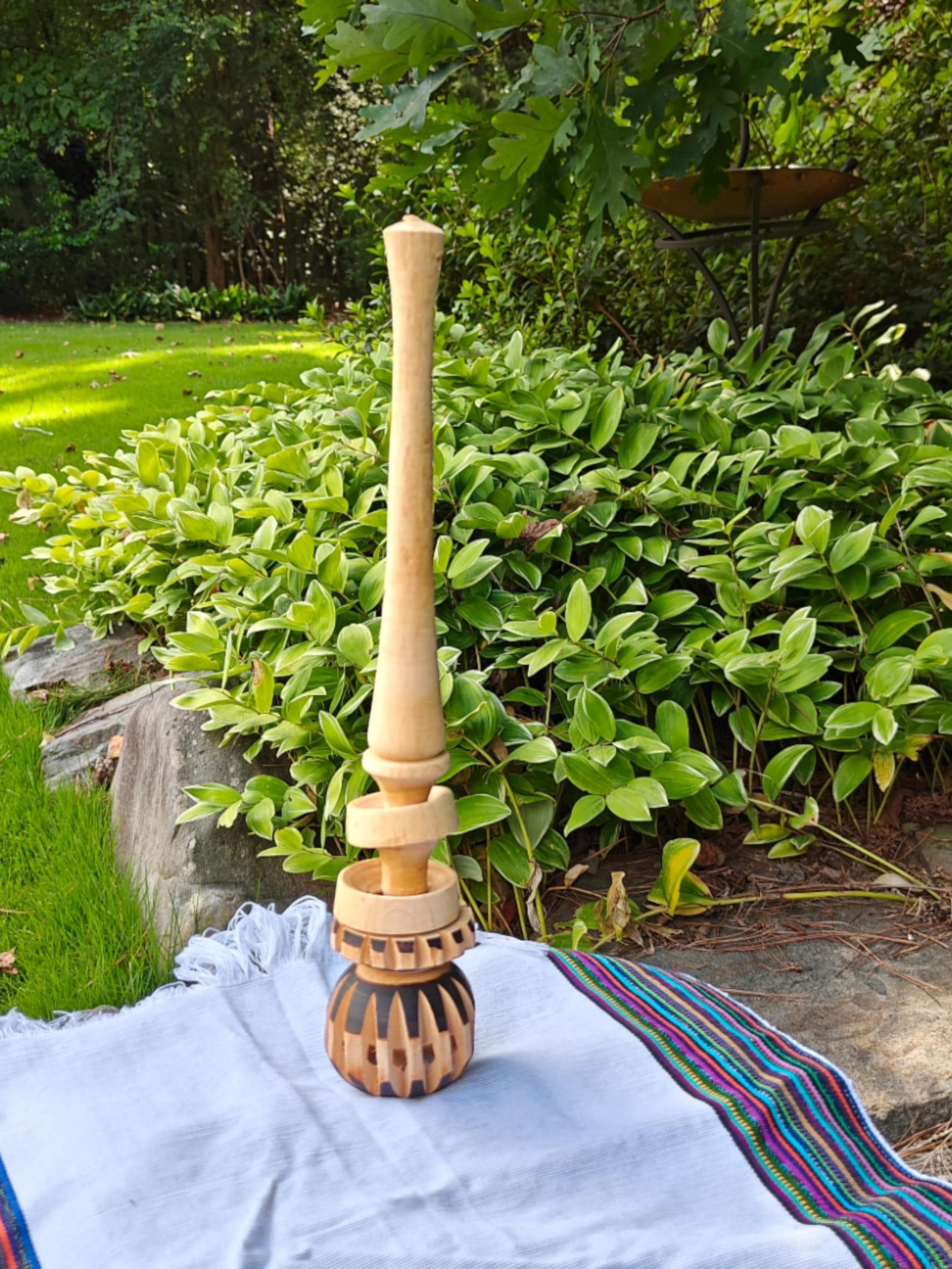 Handmade Wooden Molinillo Whisk: Traditional Cacao Frother