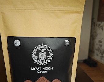 Ceremonial Cacao Powder: 1 lb Organic Mayan, Fresh Ground