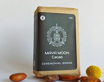 Ceremonial Grade  Cacao - Fair Trade & Organic 0.5 lb cacao paste Block, Superfood Cacao, theobroma cacao Healing Elixirs, Unique Gifts