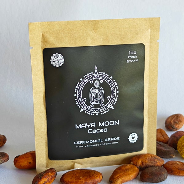 Fair Trade Ceremonial Grade Cacao Powder - Organic & Vegan Superfood, Perfect for Chocolate Lovers, Ideal Wellness Gift