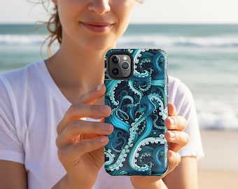 Tough Case for iPhone – “Ursula” Octopus Pattern