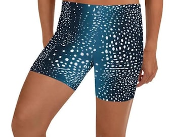 Whale Shark Low Waist Swim Shorts: Scuba diving, UPF 50+ Sun Protection Swimsuit Bottom