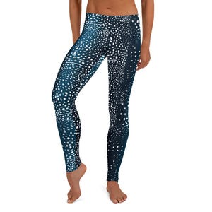 Valhajleggings: Låg midja, solskydd med UPF 50+