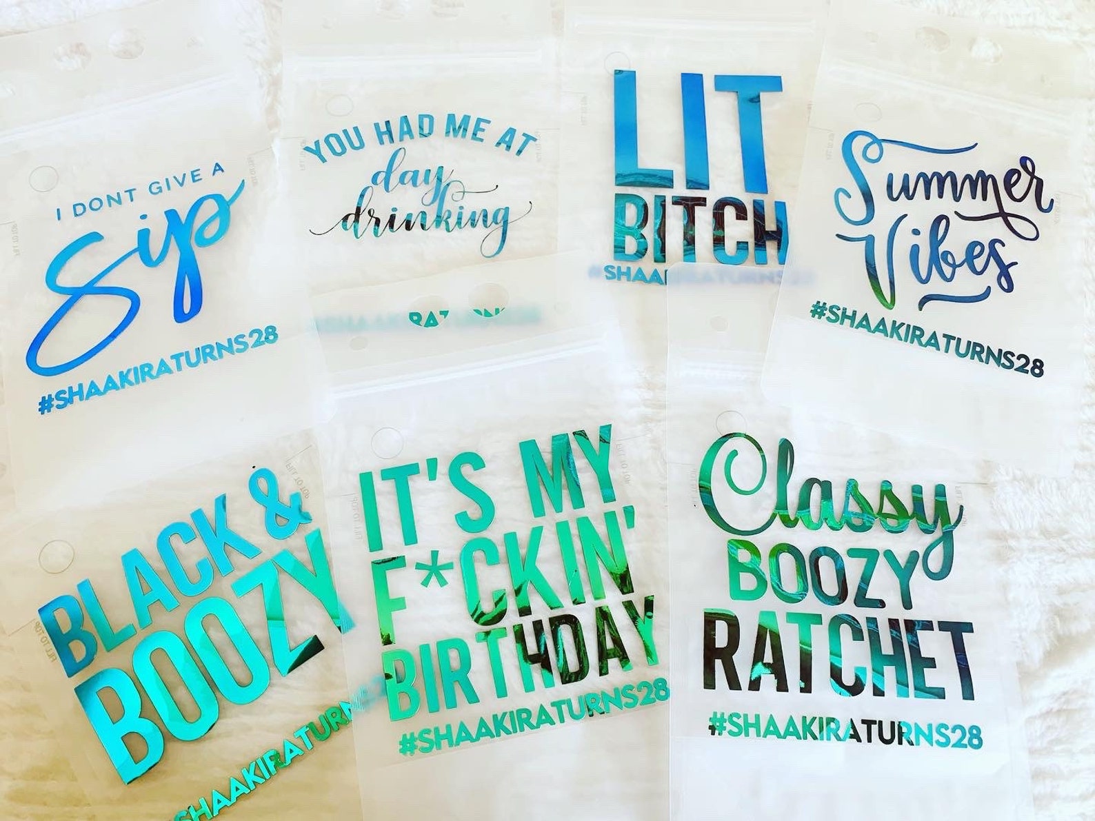 Custom Drink Pouches Personalized Alcohol Pouch Booze Bag Etsy