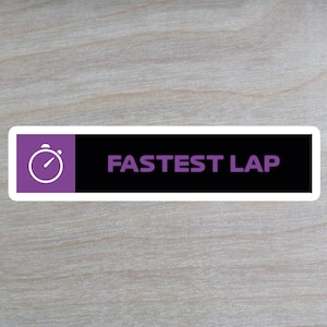 Fastest Lap | F1 Stickers | Formula One Gifts | Formula 1 Sticker | F1 Grand Prix Stickers | F1 Gift | F1 2023 Season