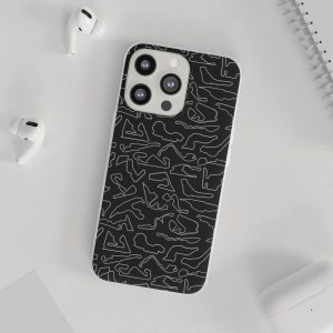 F1 Phone Case | F1 Circuits Pattern Phone Cases | Formula 1 Race Tracks | Formula One Circuits | F1 Gift | F1 Grand Prix