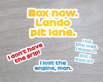F1 Las Vegas Best Team Radio Stickers Driver Quote Formula One Race ...
