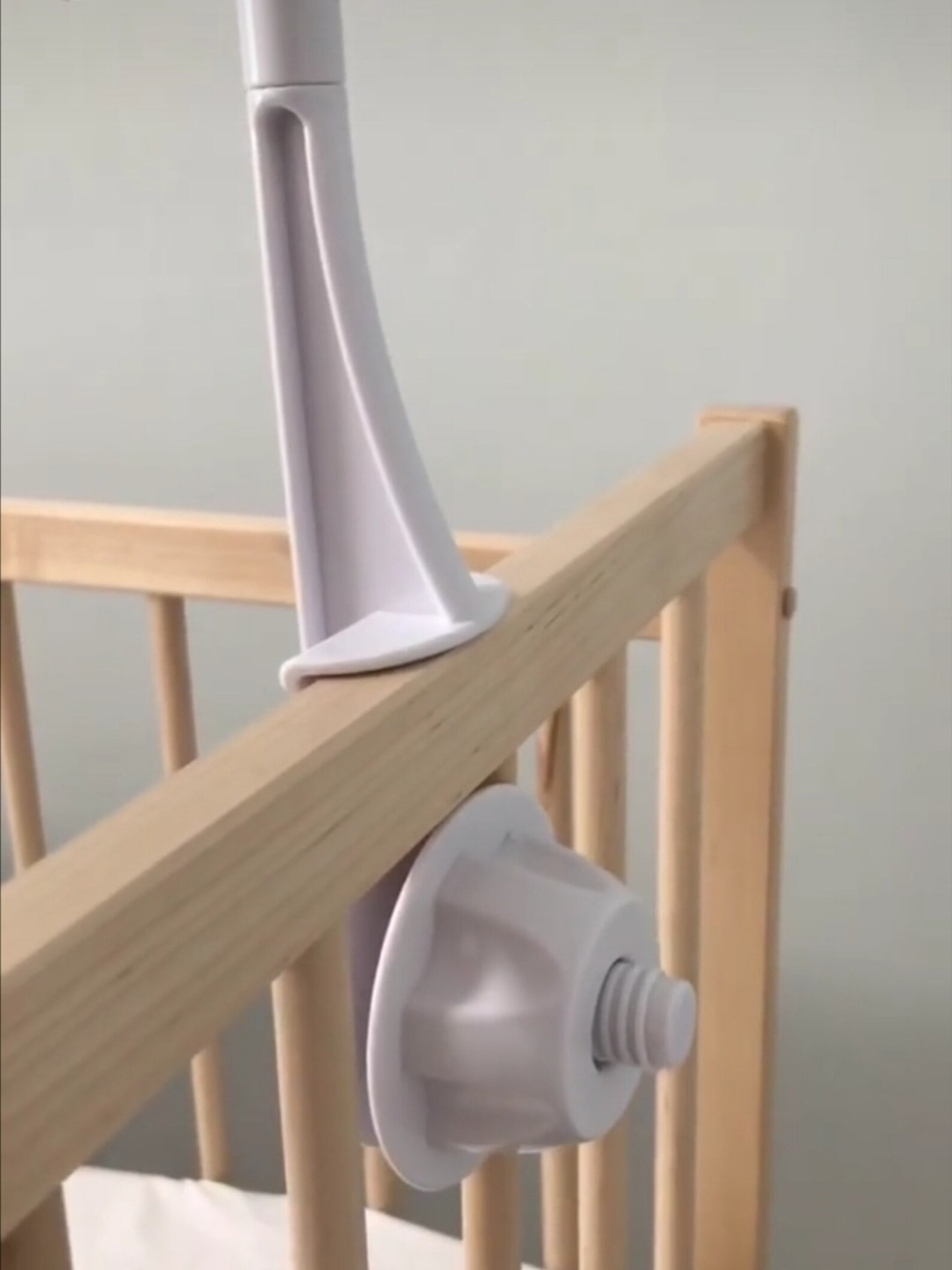 Holder for mobile bracket for crib attachment for crib for Etsy