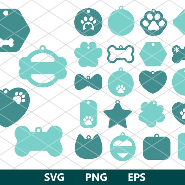 Pet ID tag svg, Dog tags svg, dog tag template svg, dog svg, cat svg, puppy svg, dog id tag svg, dog tag svg, eps, png