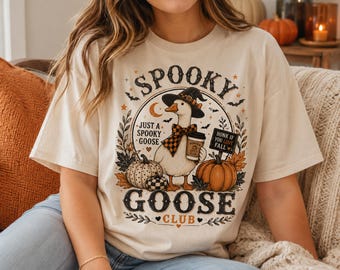 Spooky Goose PNG File, Halloween Goose Png, Funny Goose Png, Halloween Shirt Design, Witch Hat Goose Png, Halloween Png, Spooky Autumn