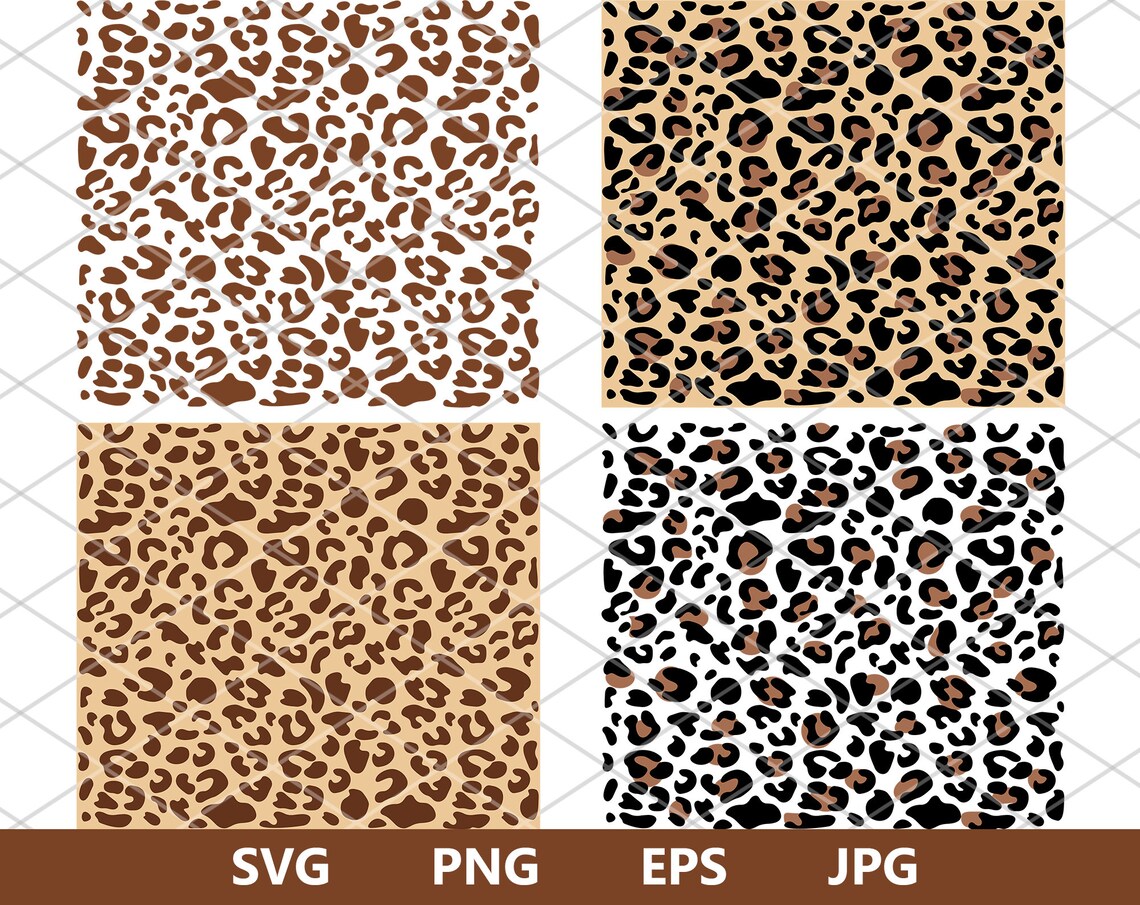 Leopard Print SVG Leopard Pattern Svg Leopard Svg Animal - Etsy