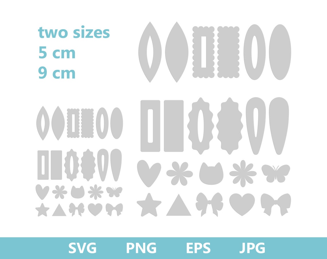 Snap Clip SVG Snapclip Template Window Snap Clip Scalloped Etsy UK