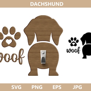 Dackel Hund Svg, Dackel Hund Hintern Haken Svg-Datei, Dackel Svg Silhouette, Hund Hintern Leine Halter SVG, Hund Hintern, Png, Jpg