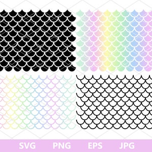 Mermaid Scales SVG, Seamless Mermaid Scales svg, Mermaid Pattern, Mermaid Scales Cameo, Mermaid Scales Cricut, Mermaid Svg File, eps png jpg
