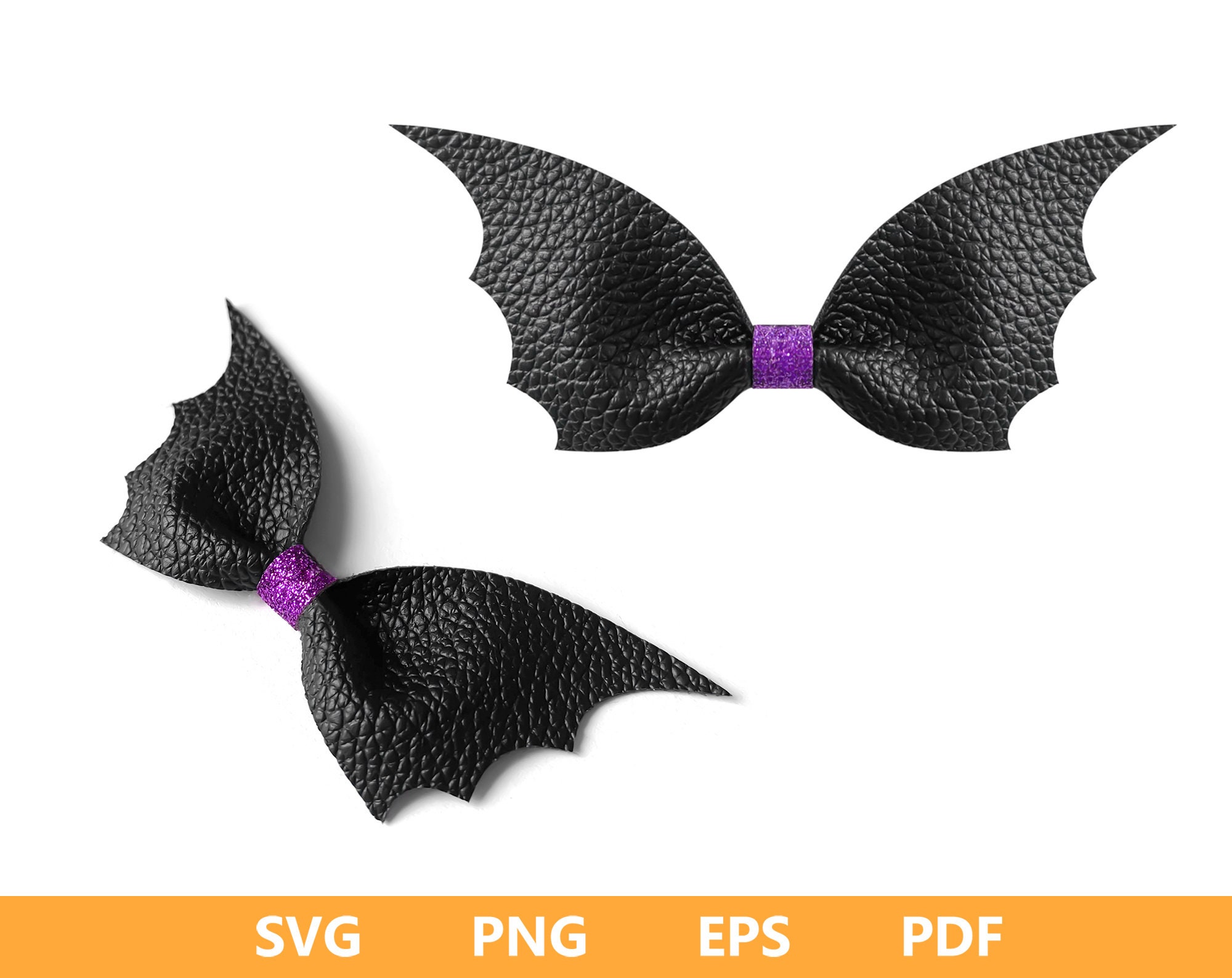 Halloween Bow Bundle SVG Bat Bow Template SVG Spiderweb Bow - Etsy