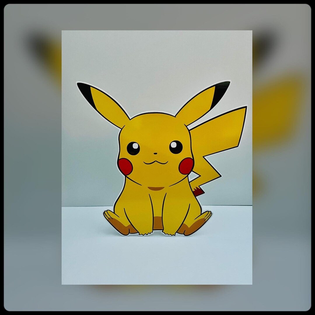 Pokémon Cutout Pikachu Standee Character Cutout Pokaball - Etsy Australia