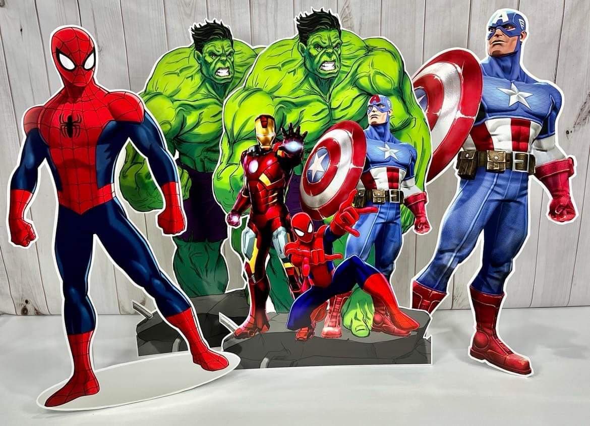 Superhero Cutout Standee Cutout Character Cutout Mymemento Etsy Australia