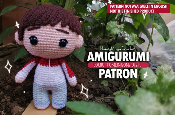 Louis Tomlinson Walls Amigurumi Patrón 