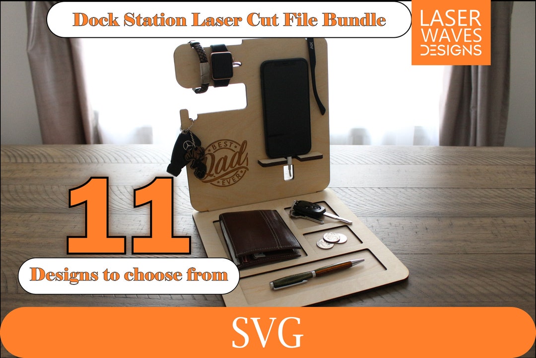 Charging Dock Station SVG, Laser Cut File Bundle - Etsy Australia