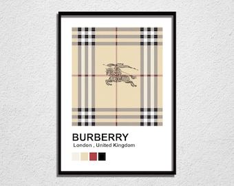 burberry wall art