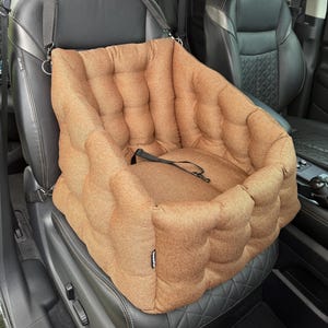 Premium Dog Car Seat & Travel Bed – Cozy Pet Car Booster, Stylish Dog Travel Bag and Carrier Purse, Essential Pet Supplies