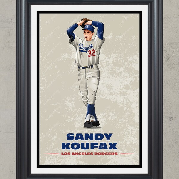 Sandy Koufax Poster - Etsy