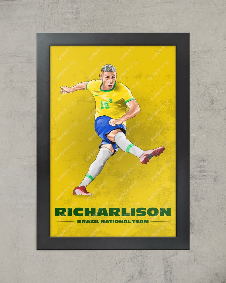 richarlison-poster-brazil-national-team-soccer-framed-wall-art-print