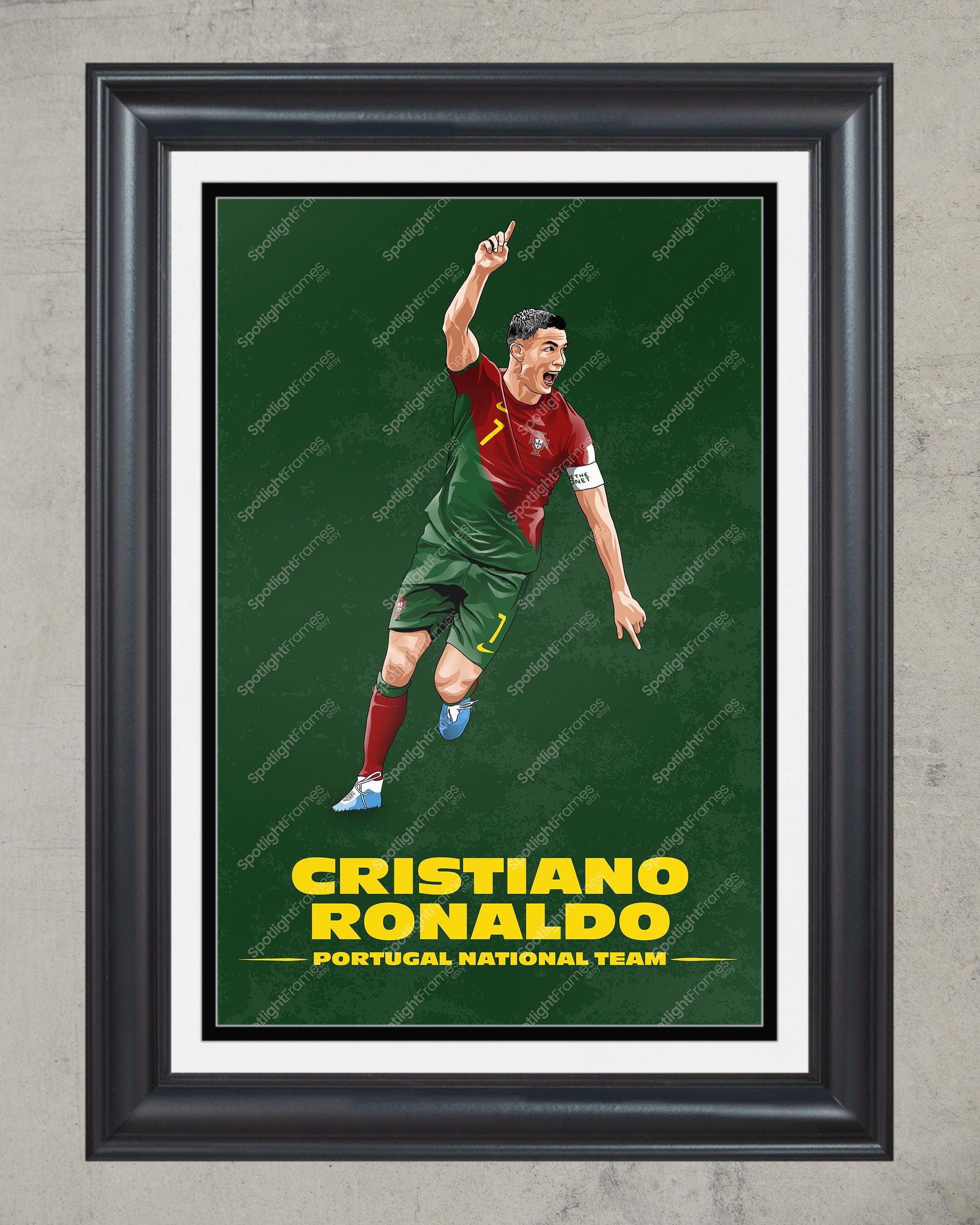 Cristiano Ronaldo Poster Portugal National Team Football -  Israel