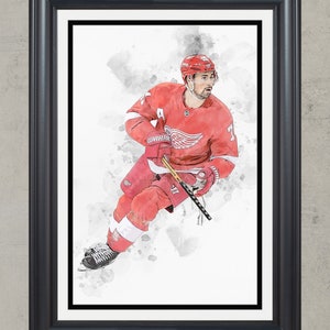 Sports Apparel Dylan Larkin Red designs, themes, templates and