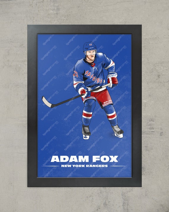 Download Adam Fox White New York Rangers Wallpaper