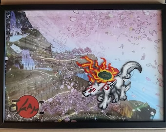 Okami Lun'hare Perler Board 