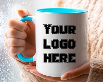 Custom Logo Ceramic Mug, Personalized Coffee Mug Gift, 11oz/15oz