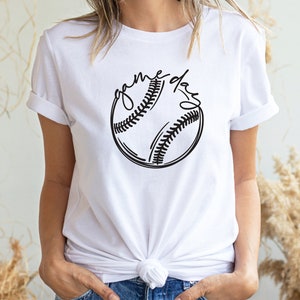 Game Day Baseball Shirt, Softball Shirt, Sketch Shirt, Baseball Game Shirt, Love Baseball Shirt, Baseball Mom Tee, Mom Shirt, Sports Mom Tee