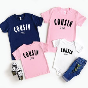 Cousin Crew Shirt, Cousin Crew Kids Shirt, Cute Cousin Toddler Tee, Cousin Baby Onesie, Color Cousin Tee, Matching Cousin Shirt, Cousin Tee