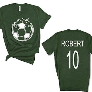 Custom Soccer Shirt, Soccer Shirt, Game Day Soccer Ball, Soccer Ball Tee, Mom shirt, Soccer Shirt, Team T , Family Tee, Football Team Shirt