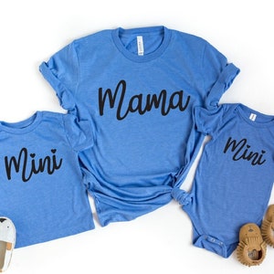 Mommy And Me Shirt, Mama And Mini Shirt, Mama Shirt, Mini Shirt, Mother And Daughter, Mommy And Me Outfit, New Mom Shirt, Mothers Day Gift
