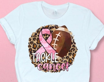 Tackle Breast Cancer Unisex T-Shirt: Awareness Tee, Cancer Shirt Gift