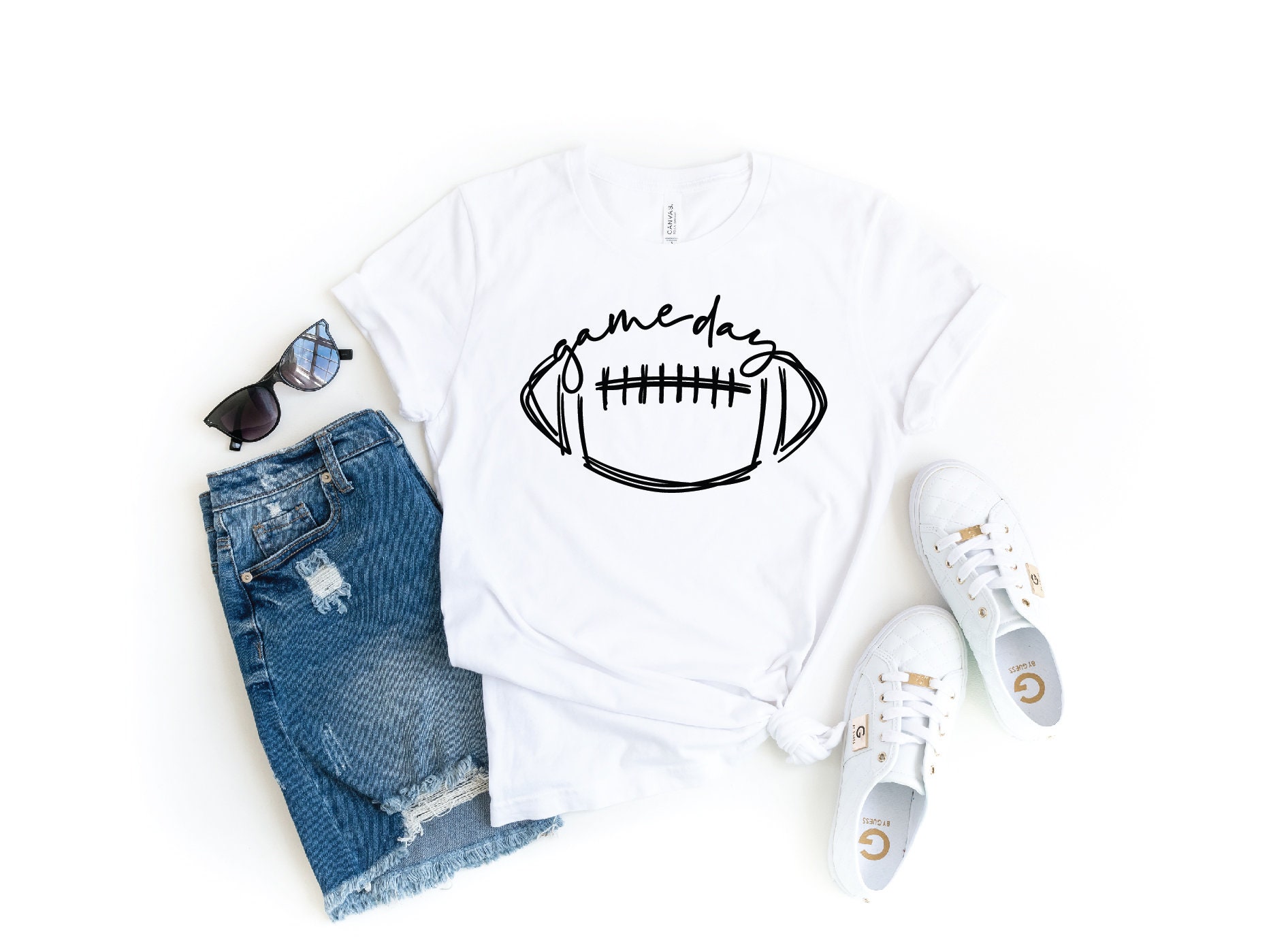 Game Day Football Shirt Football Shirt Women Football Shirt Etsy